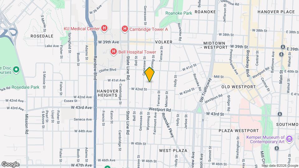 4140 Wyoming St Map and Location Details