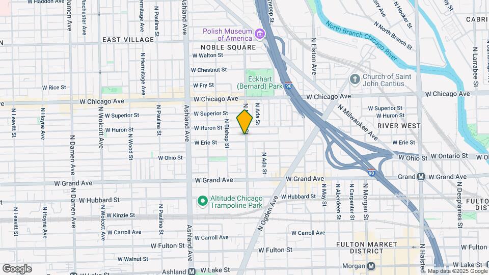 1400 W Erie St, Unit 3 Map and Location Details