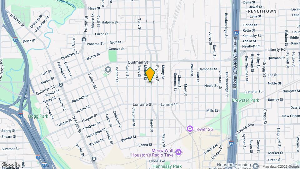 Hardy Rooming House Map and Location Details