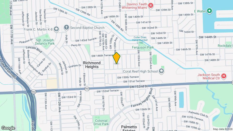 14800 SW 104th Pl Map and Location Details