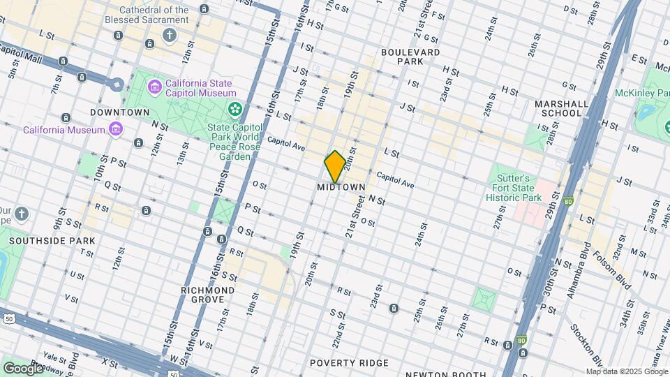 1924 N St, Unit 1924 N Mapa y Detalles de la Ubicación