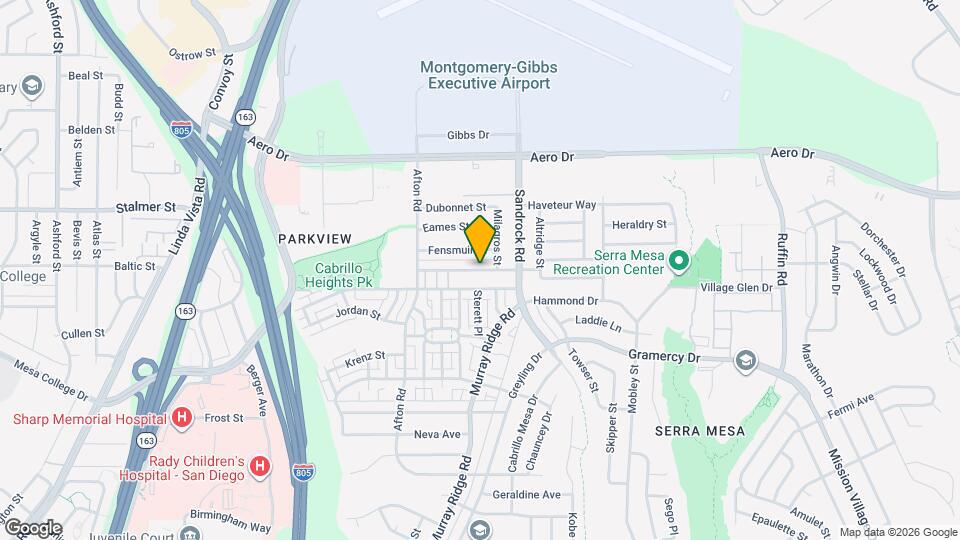 8625-31 Glenhaven St Map and Location Details