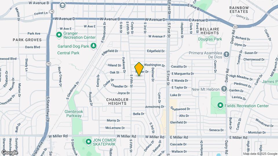 313 Cedar Dr Map and Location Details
