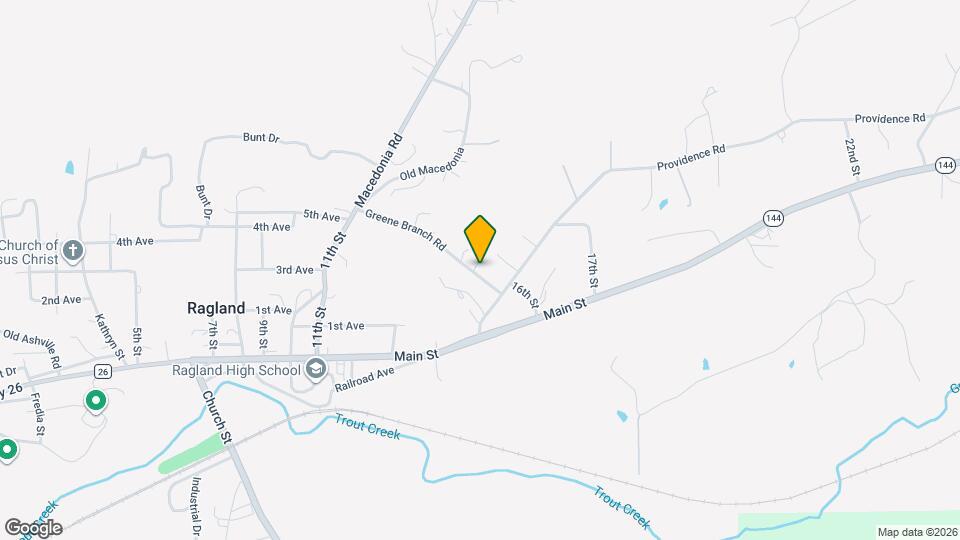 321 Greene Branch Rd Map and Location Details