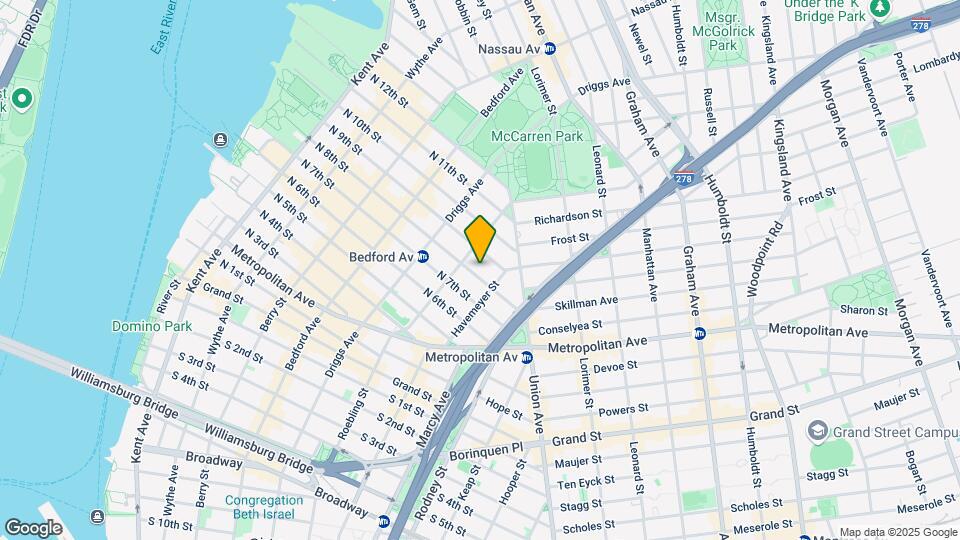 245 N 8th St Map and Location Details