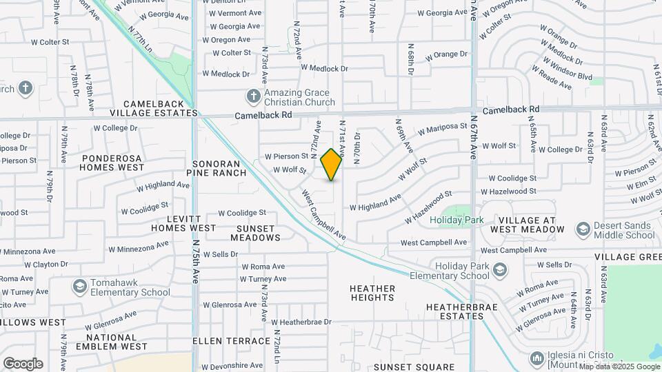 4624 N 71st Ln Map and Location Details