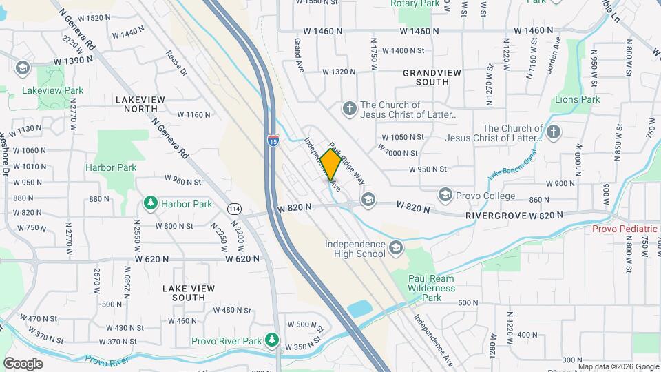 887 Independence Ave Map and Location Details