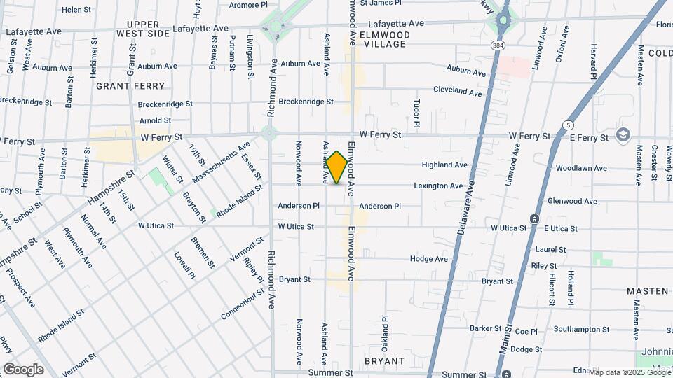 216 Lexington Ave Map and Location Details