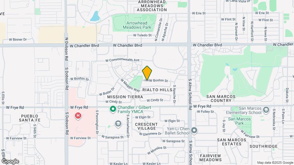 1329 W Boston St Map and Location Details