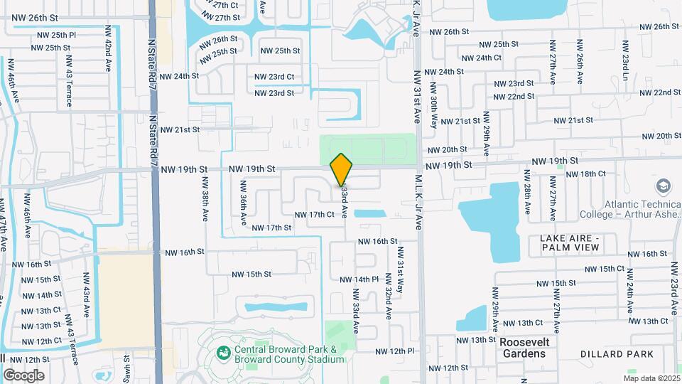1821 NW 33rd Ave Map and Location Details