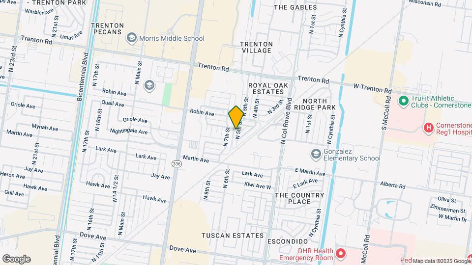 6725 N 5th St Map and Location Details