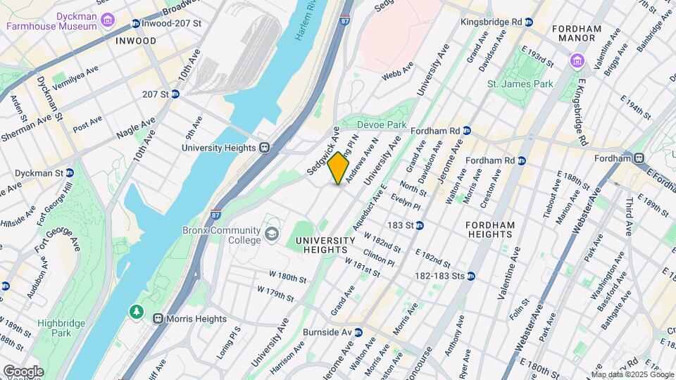 102 W 183rd St Map and Location Details