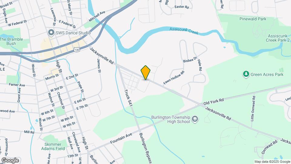 929 Jacksonville Rd Map and Location Details