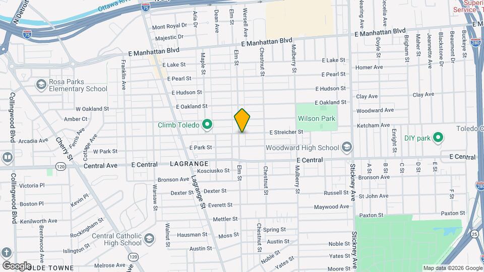 3156 Elm St Map and Location Details