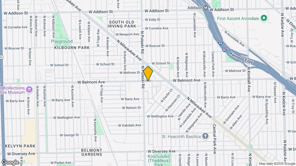 3963 W Belmont Ave Map and Location Details