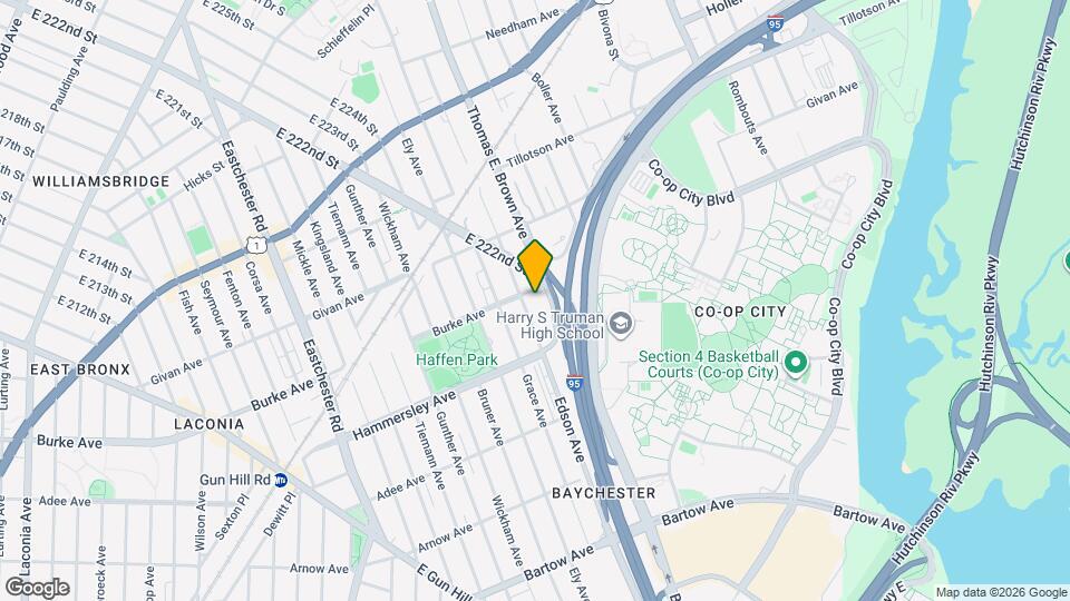 1958 Burke Ave Map and Location Details