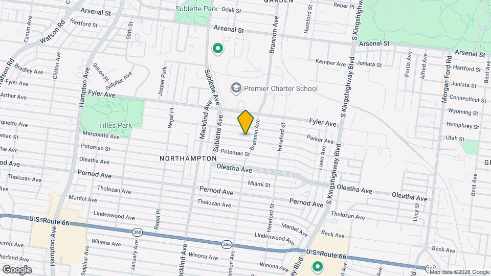 5217 Fairview Ave Map and Location Details