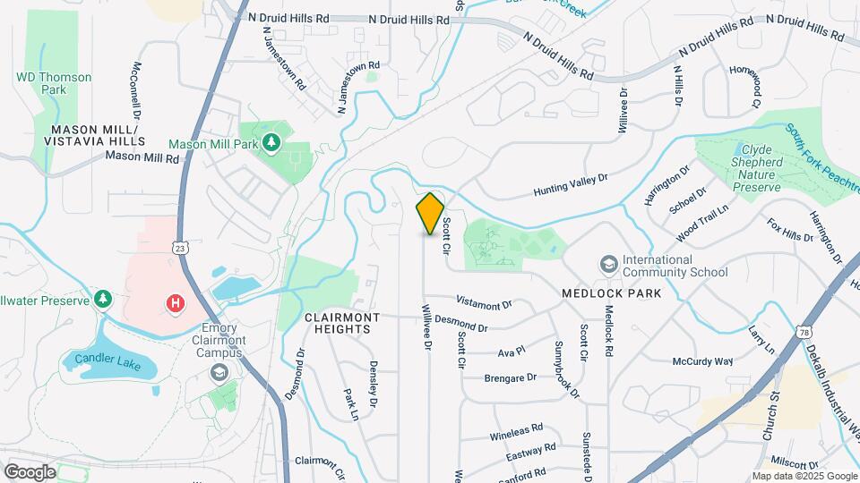893 Willivee Dr Map and Location Details