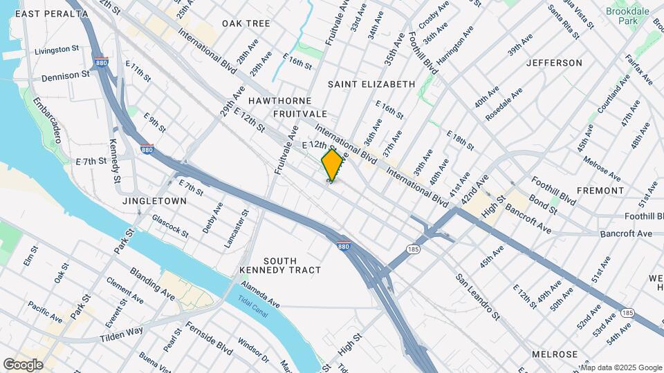 3506 San Leandro St Map and Location Details