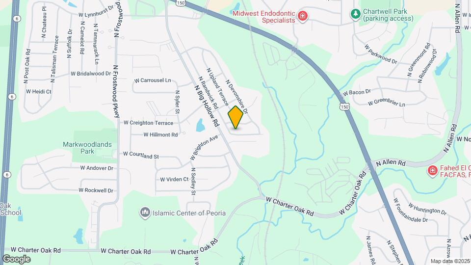 3819 W Warwick Dr Mapa y Detalles de la Ubicación