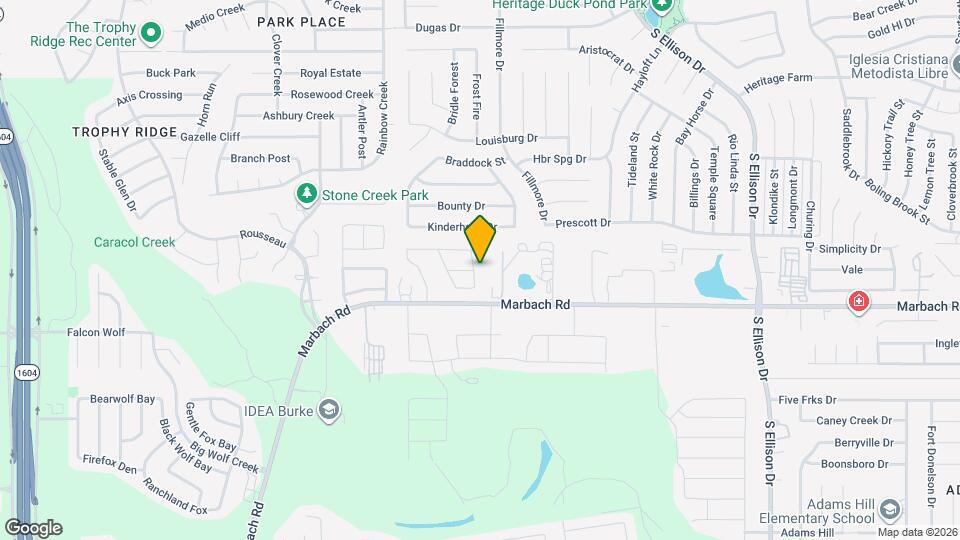 10226 Robbins Bluff Mapa y Detalles de la Ubicación