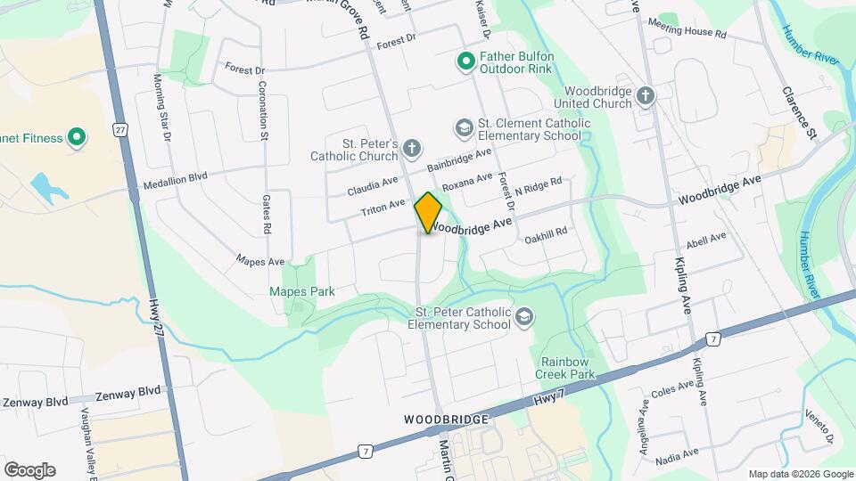 7899 Martin Grove Rd Map and Location Details