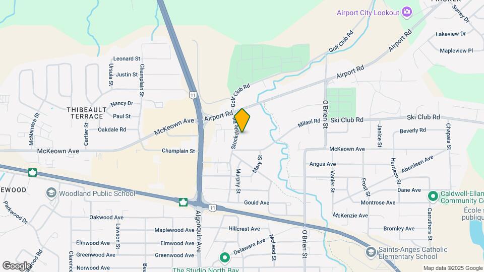 940 Stockdale Rd Map and Location Details