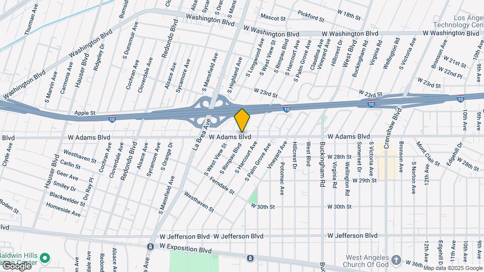 4903 W Adams Blvd Map and Location Details