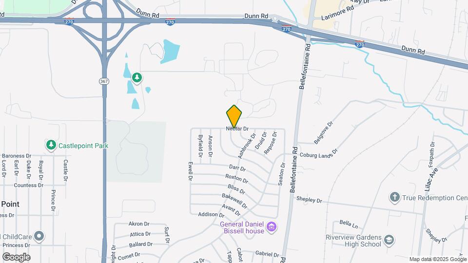 1210 Nectar Dr Map and Location Details