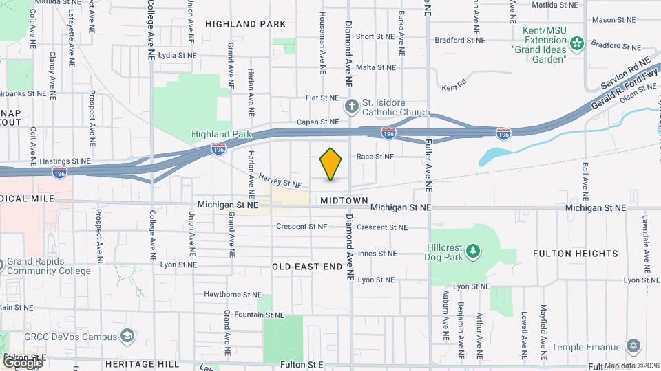 930 Baraga St NE, Unit 930 Baraga N.E. #1 Map and Location Details