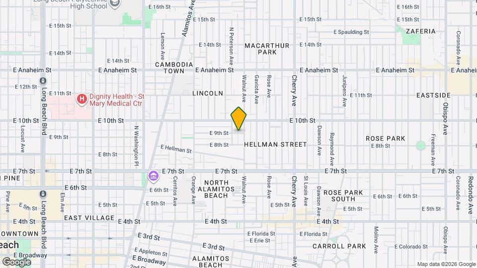 1526-1528 E 9th St Map and Location Details