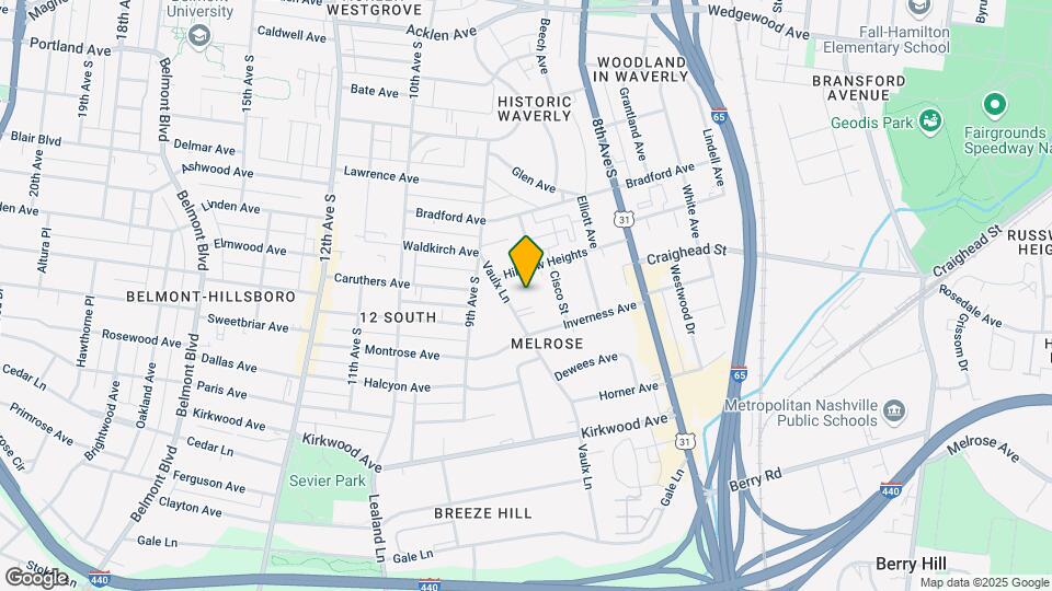2412 Vaulx Ln Mapa y Detalles de la Ubicación