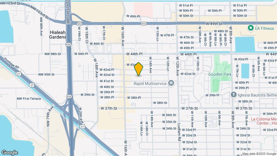 1481 W 41st St Mapa y Detalles de la Ubicación