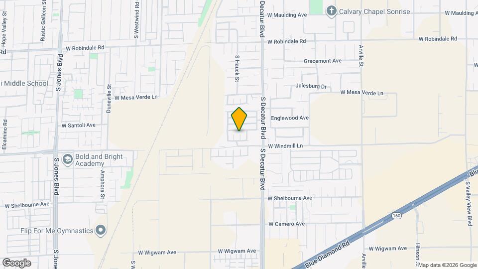 8055 S Joaquin Gully Ct Map and Location Details