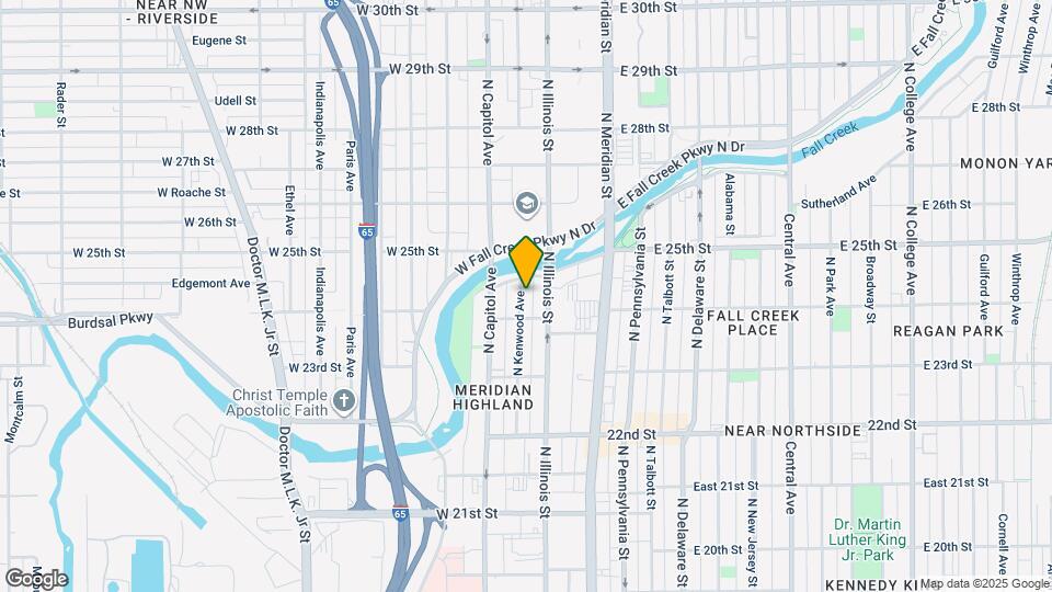 2425 N Kenwood Ave Map and Location Details