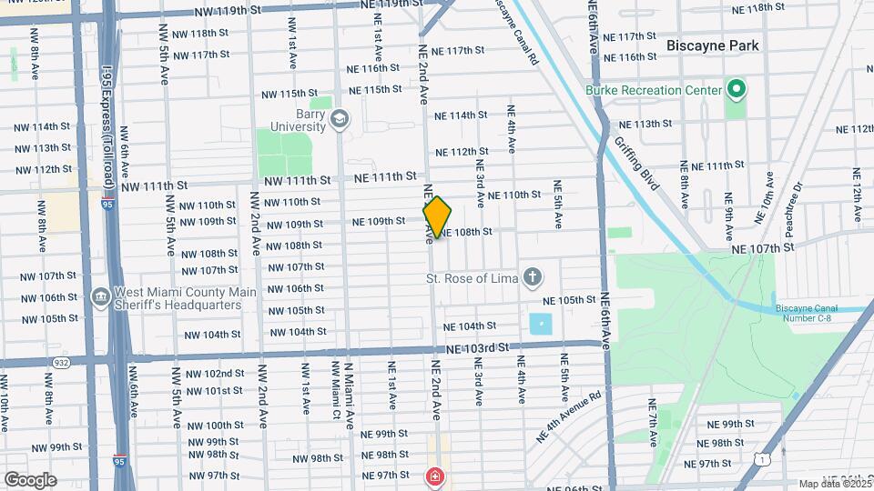 10767 NE 2nd Ave Map and Location Details