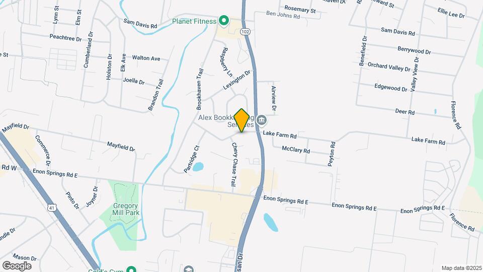 204 Lake Farm Rd Map and Location Details