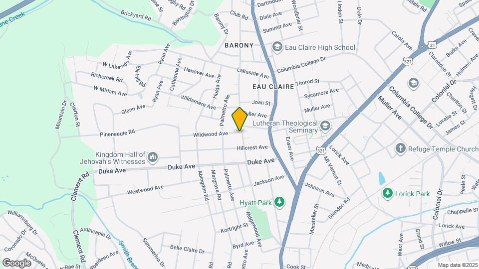 4213 Ridgewood Ave Map and Location Details