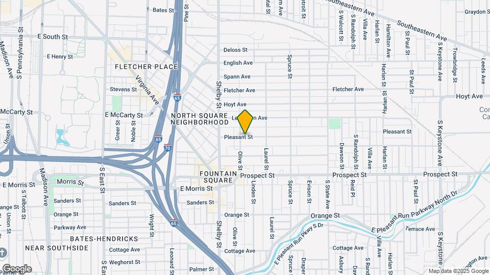 1231 Pleasant St Map and Location Details