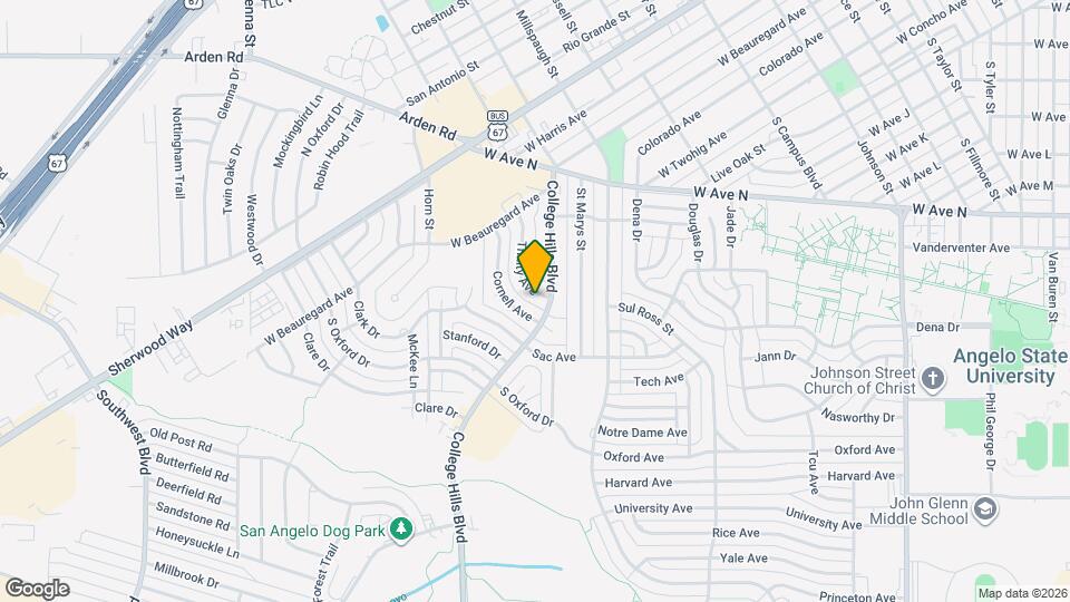 3207 Trinity Ave Map and Location Details