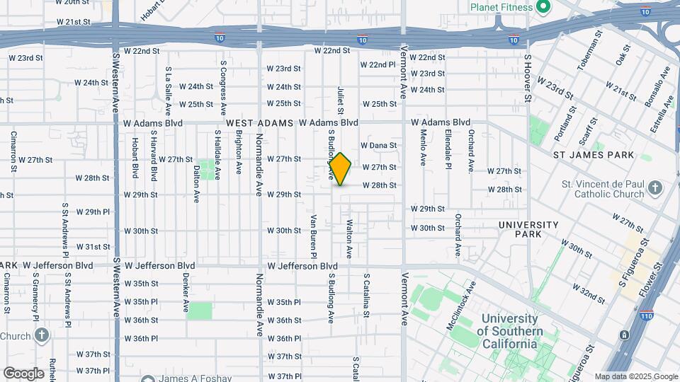 1526 W 28th St Map and Location Details