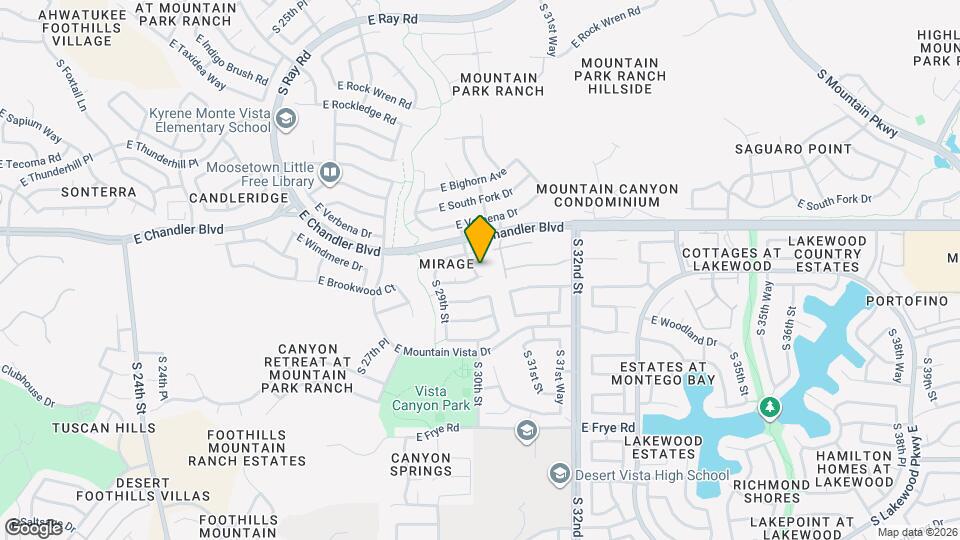 3002 E Amber Ridge Way Map and Location Details