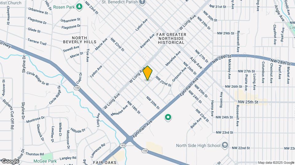 2600 NW 21st St Map and Location Details