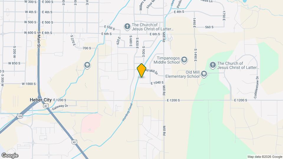 998 S 960 E Map and Location Details