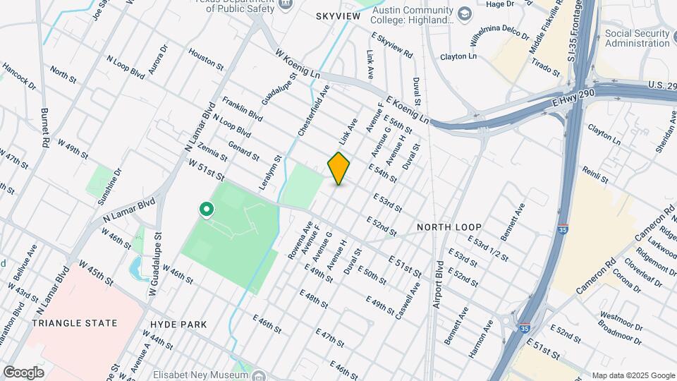 5207 Avenue F Mapa y Detalles de la Ubicación