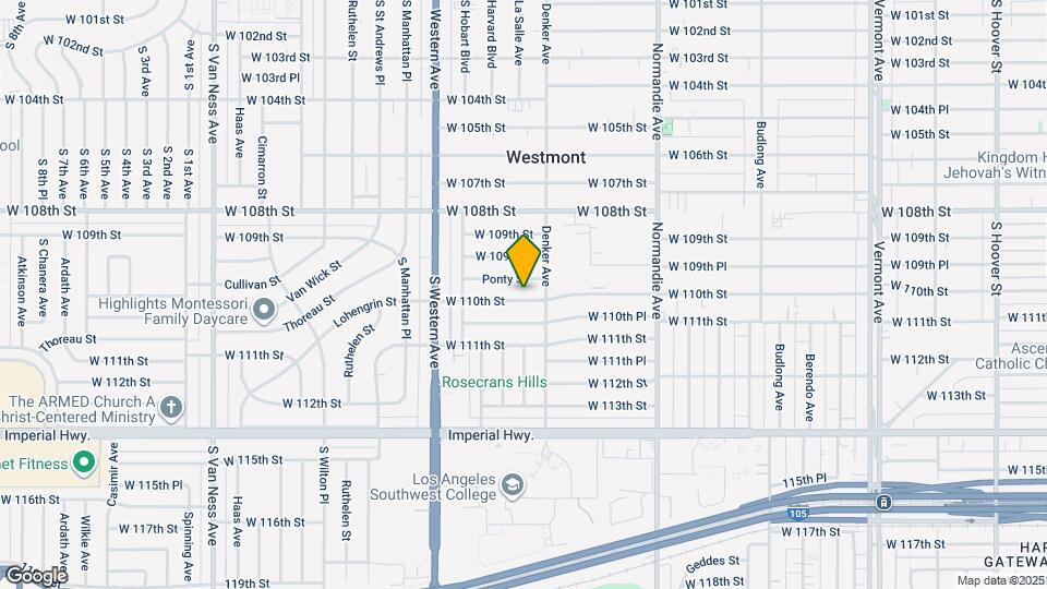 1623 W 110th St Map and Location Details
