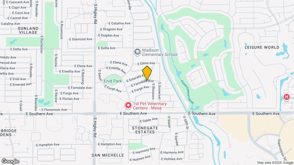 5515 E Farmdale Ave Map and Location Details