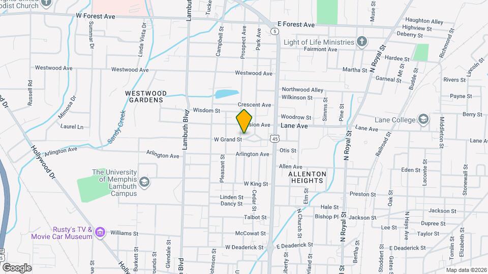 161 W Grand St Map and Location Details