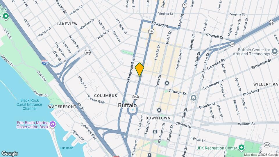 200 Delaware Ave Map and Location Details