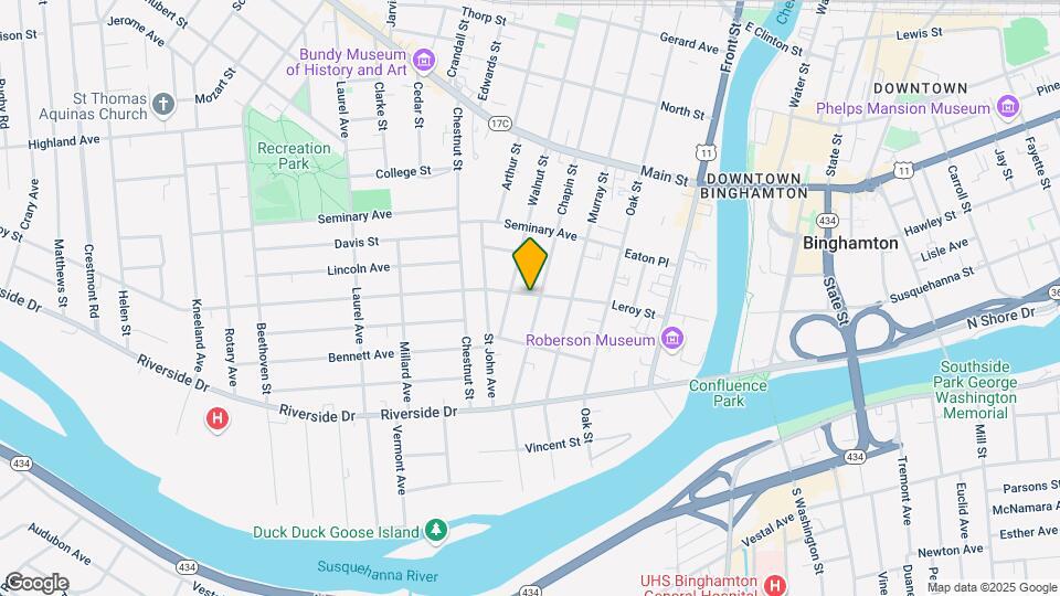 89 Chapin St Mapa y Detalles de la Ubicación